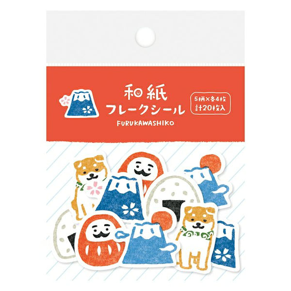 Washi Flake Sticker – Japan